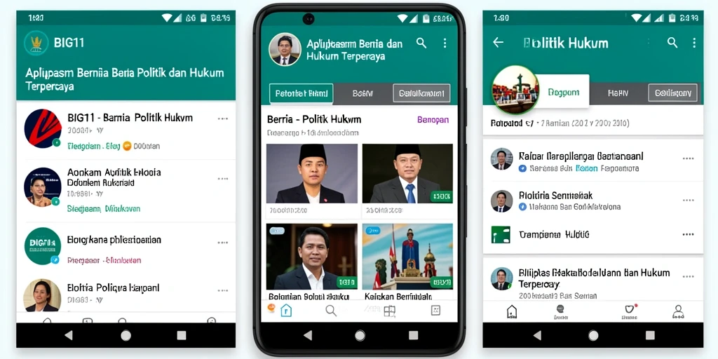 Antarmuka pengguna aplikasi BIG11 yang informatif dan mudah digunakan.