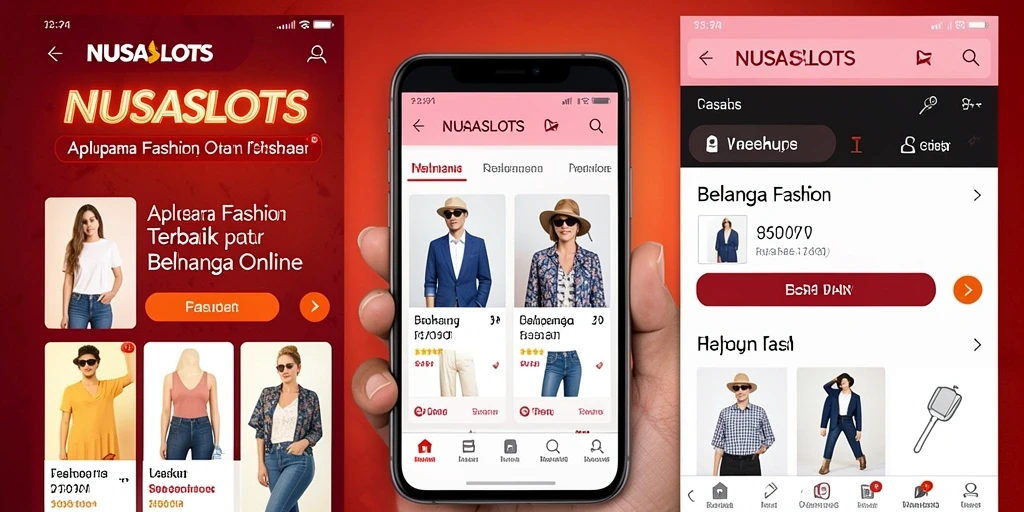 Tampilan antarmuka aplikasi NUSASLOTS yang menarik dan mudah digunakan.