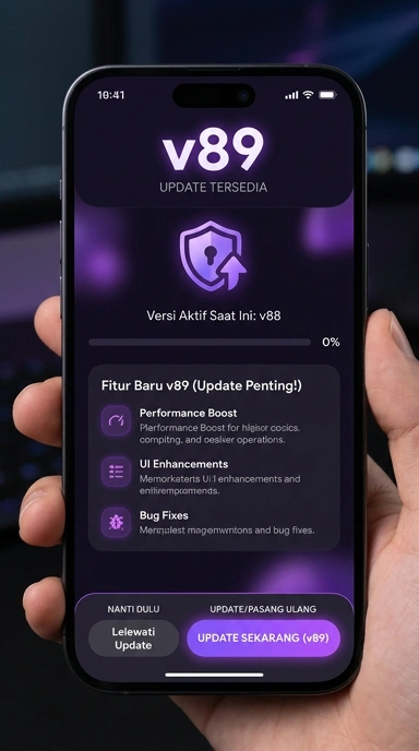 Riwayat Versi v89 untuk Pengguna Android